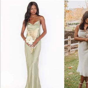 Show me your Mumu Tuscany Maxi Dress Moss Green Luxe
